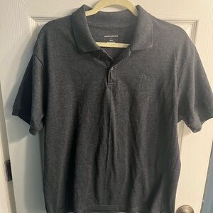 Banana Republic Men's Dark Gray Polo Shirt